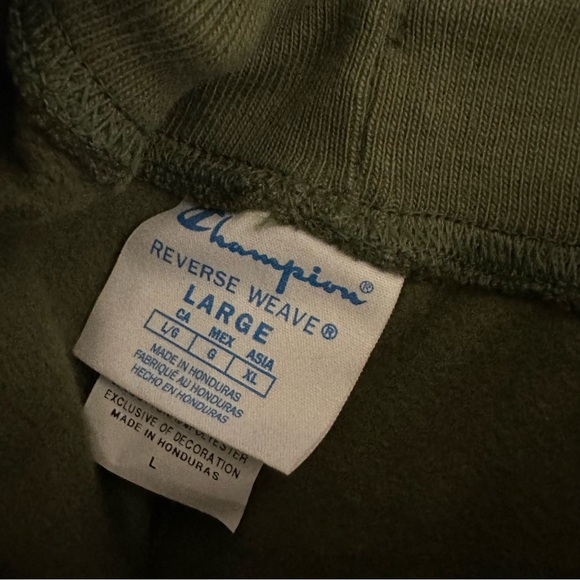 🔥 NEW Champion REVERSE WEAVE Jogger Pants OLIVE Men's LARGE - Picture 4 of 6